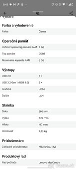 PC All In One PC Lenovo IdeaCentre C540 NEPOSIELAM - 6