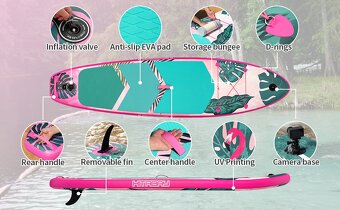 Paddleboard, Sup doska ešte nerozbalená, úplne nová - 6