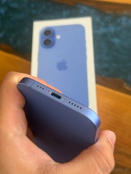 iPhone 16 128gb Blue 2r záruka o2 100% bateria - 6