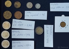 Zbierka mincí - Maroko,Taliansko, České mince, dvojeurovky - 6