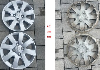 Predám rôzne puklice na disky – rôzne veľkosti a modely - 6