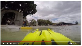 RC vysokorychlostna lod 35km/h na dialkove - 6