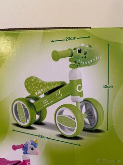 Odrážadlo EVO Dino Bobble Bike - 6