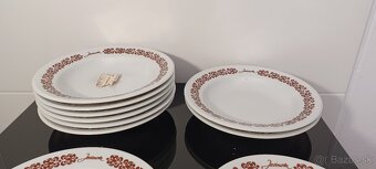 Retro reštauračné taniere Jednota - 6
