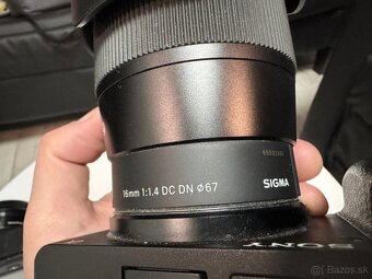 Sony Alpha A6400 + SIGMA 16mm f/1,4 - 6