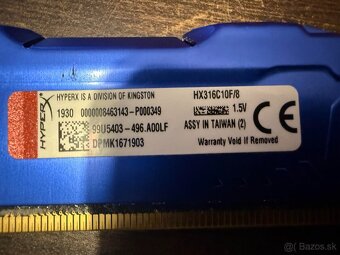 Predám RAM 8GB DDR3 pre PC - 6