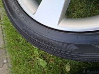 Komplet alu disky Škoda + letné pneu 215/45 R16 zn. Hankook - 6