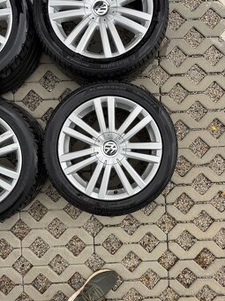 VW elektróny R17 5x112 s letnými pneumatikami 225/45 R17 - 6