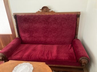 Predáme originálnu starožitnú sedaciu súpravu - 6