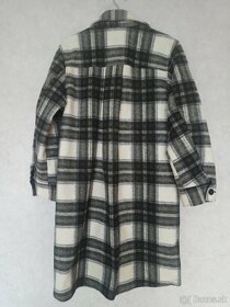 Dlhá košeľová bunda/kabát Zn. H&M,  veľ. M - 6