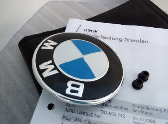 ✅BMW✅ EMBLEM / ZNAK + GUMOVE STUPLE / ROZMERY 82/78/74 MM - 6