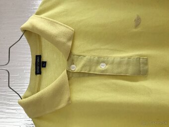 EMPORIO ARMANI žlté pánske tricko L/XL - 6