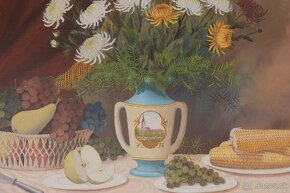 Olejomaľba, zátišie - 6