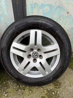 VW original elektrony + pneu R15 195/65 - 6