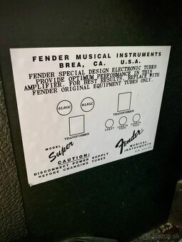 Fender Super 112 Red Knob 60-Watt U.S.A Amp / možná výmena - 6
