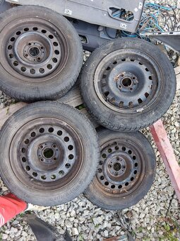 4 kusi zimných kolies na opel astra G 4x100 175/65 R14 - 6