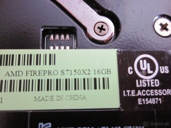 Profi grafika AMD FirePro S7150 x2 16GB GDDR5X - 6