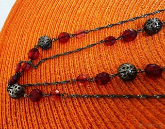 Starožitný vintage náhrdelník - 6