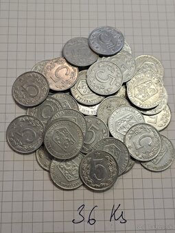 Mince 5,10,20,25,50, halierov - 6