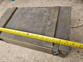 Vojenska drevena krabica bedňa 2. - 6