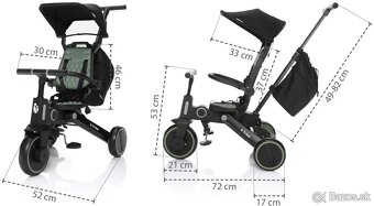 Trojkolka pre dieťa od 1 roka - Zopa X Trike Lunar Grey - 6