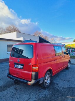 VW transporter T5 2,5tdi 4x4 dlhá verzia 6miest - 6