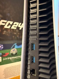 PS5 + FIFA 24 | Krabica + ovládač | Stav ako nový - 6