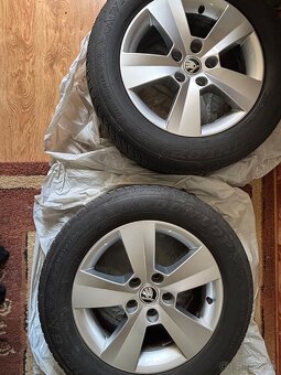 Originál alu disky Škoda 5x112 R16 - 6