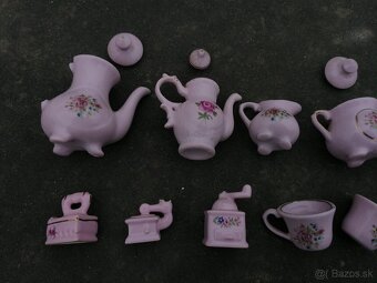 Predám zbierka miniatúr z ružového porcelánu - 6