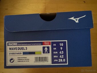 Mizuno Wave Duel 3 43 EUR bežecké tenisky nové - 6