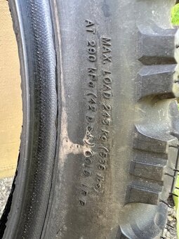 Mitas E-07+ DAKAR 150/70 B17 + 110/80 B19 – ako nové, DOT 20 - 6
