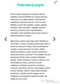Elis design hojdačka montessori - 6