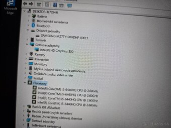 Lenovo Thinkpad T460p so 120gb ssd diskom i5 procesorom a 8g - 6