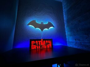 Batman LED zrkadlo dekoracia + Paladon obdĺžnikové svetlo - 6