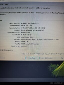 HP Elitebook 8440p - 6