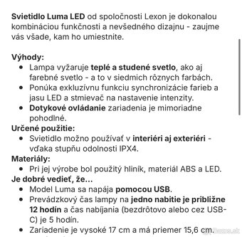 70% ZLAVA NOVA Lexon Luma L ZLATA - 6