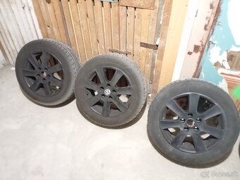 Predám Letné pneu na diskoch 205/55R16 - 6