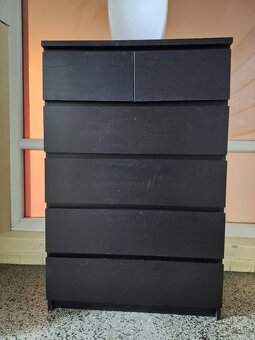 Dyhovana cierna suflikova komoda IKEA - 6