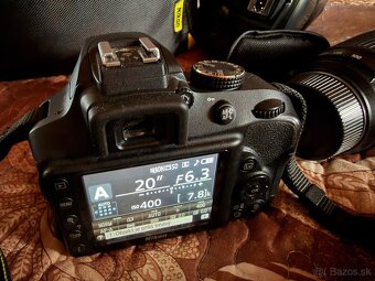 Predám Nikon D3300 – 2 objektívy + blesk - 6