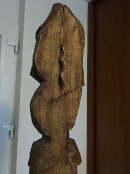 Socha Stĺp života - Mária Žilavá - drevorezba - 6