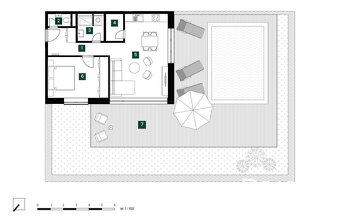 RADO | GreenResidence 2-izbový byt 54,51m2 + predzáhradka | - 6