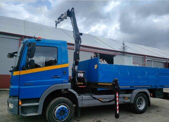 Mercedes-Benz ATEGO 12.220L - 4x2 - Valník+HR-HIAB 066B-2CL - 6