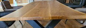 XXL Exkluzívny masívny drvený stôl 240x100cm - 6