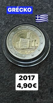 2 eurové pamätné mince Grécko - 6