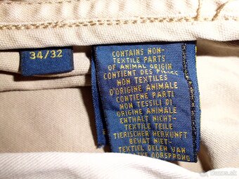 Ralph Lauren pánske tenšie nohavice M 34/32 - 6