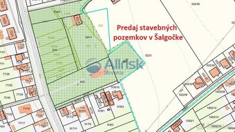 Predpredaj stavebných pozemkov v obci Šalgočka. Pozemok čísl - 6