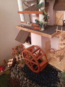 Miniatúry model domčekov, bungalov, mlyn - 6