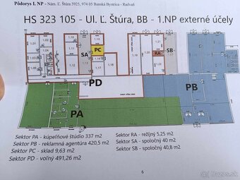 Na prenájom obchodný priestor 480 m2 Banská Bystrica - 6