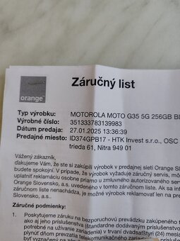 Motorola Moto G35 5G nový 256GB verzia - 6