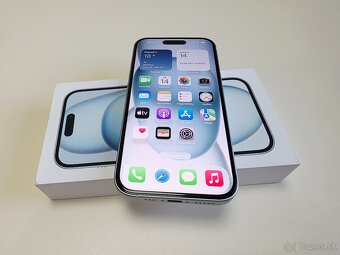 APPLE iPHONE 15 128GB TOP STAV, BATERKA 100% TOP STAV - 6